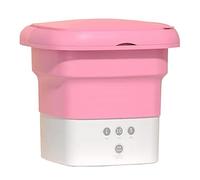 Portable Washing Machine Mini Foldable 5.5L with Drain Basket for Baby Clothes, Underwear, Socks or Small Items