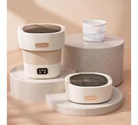 Portable Washing Machine, Mini Foldable Washer 18L Upgraded Large Capacity, Small Collapsible Washing Machine, Suitable for Underwear,Baby Clothes,Socks or Other Small Items(Pink)