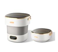 Portable Washing Machine - Mini Foldable Washer Dryer with 3-Speed Timer for Washing Underwear, Socks and Small Clothing Items