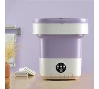 Portable Washing Machine, Mini Foldable Washer with Dryer, Small Collapsible Washer with Deep Cleaning of Underwear, Baby Clothes and Small Clothes for Apartments, Dormitories(Green,11L)