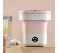 Portable Washing Machine, Mini Foldable Washer with Dryer, Small Collapsible Washer with Deep Cleaning of Underwear, Baby Clothes and Small Clothes for Apartments, Dormitories(Green,11L)