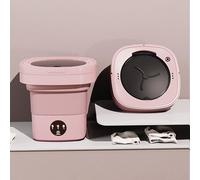 Portable Washing Machine, Mini Foldable Washer with Dryer, Small Collapsible Washer with Deep Cleaning of Underwear, Baby Clothes and Small Clothes for Apartments, Dormitories(Green,11L)