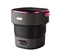 Portable Washing Machine Mini Washer Dryer, 3-Speed Timer for Underwear, Socks, and Small Clothing Items - Foldable Design