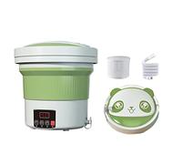 Portable Washing Machine, Mini Washer, Foldable, Laundry Machine, for Apartments, Dormitories, Camping, Rv (Color : Green)