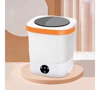 Portable Washing Machine, Mini Washing Machine, 15L Small Washer With Spin Dryer And Blue Light, for Travel,Apartment, Baby Clothes, Socks(White)