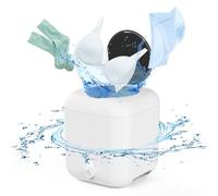 Portable Washing Machine, Rechargeable Cordless Mini Washing Machine with 2000mAh, Charge 1 Time and Up to Use 10 Times, 5L Portable Washer Machine for Baby Clothing, Underwear, Camping, RV Travel