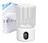 Portable Washing Machine, Silent Baby Clothes Washer, Travel Quiet Mini Washing Machine for Delicate Fabric, Underwear, Socks, Towels, Towels