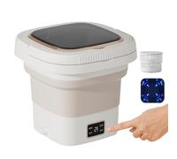 Portable Washing Machine - Small Washing Machine 9l | 12V Folding Washing Machine with Smart Digital Display, Small Folding Washing Machine, Smart Washing Machine for Underwear, Camping
