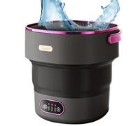 Portable Washing Machine, Spin Dryer 13L 2 in 1 Mini Washing Collapsible Camping Laundry Machine Portable Cleaning Underwear for Baby Clothes Underwear Socks Camping RV Travel