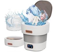 Portable Washing Machine - The Upgraded 12L Foldable Mini Washer with Powerful