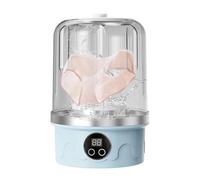 Portable Washing Machine | Underwear Washer | Laundry Machine | USB-powered 1.5L Mini Washer 14.2x21.2cm ABS PC With 3 Wash Modes, Silent Compact Cleaner Ideal For Socks, Baby Clothes, Travel, RV Use