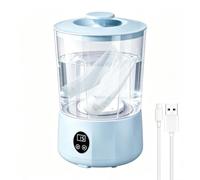 Portable Washing Machine Wireless Underwear Washing Machine with 3 Gears | Travel sock washing machine for on the go for apartment camping laundry home dorm towels briefs bras and