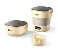 Portable Washing Machine with Spin Dryer 16L Mini Washer and Dryer 2 in 1 Small Washing-Machine Portable for Cleaning Underwear Baby Clothes Collapsible Wash Machine for RV Dorm Travel