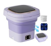 Portable Washing Machines for Clothes,9L Foldable Washing Machine for Apartment with Dehydration Function | Smart Washing Machine, Durable Portable Washing Machines for Camping, Travel, Home