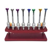 Portable Watch Screwdrivers 8 Pieces Watch Screwdriver Set with Metal Stand Copper Screwdrivers Set Repair Tools Screwdriver