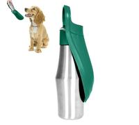 Portable Water Bottle - 750ml 27oz Large Capacity Compact Water Dispenser | Pet Accessories 2 in 1 Pet Travel Mug for Parks, Gardens, Sidewalks, Walks for PE