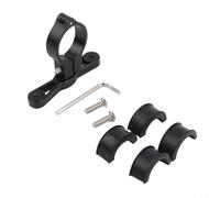 Portable water bottle cage adapter compatible with bicycle handlebars from 22 2mm to 35mm, providing a firm and reliable attachment during rides