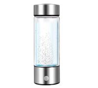 Portable Water Bottle, USB Rechargeable Hydrogen Water Cup | 420 ml Rechargeable Ionized Water Generator, Food Grade Water Cup, Removable Water Bottle for Sports All'ar