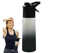 Portable Water Bottle with Sprayer - 650 ml, Ideal for Gym, Running, Cycling and Outdoor Sports | Reusable Fitness Water Container, Airtight Water Dispenser for Between