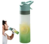Portable Water Bottle with Sprayer - 650 ml, Ideal for Sports, Gym, Running, Cycling and Outdoor Sports | Reusable Container for Fitness Water, Airtight Water Dispenser
