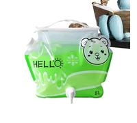 Portable Water Container, Camping Bottle, 8L Reusable Pouch with Spout Handle, Outdoor Hydration Gear, Water Storage Bag with Sturdy Material, Hiking Backpacking for Travel Picnic