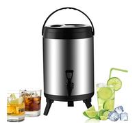 Portable Water Dispenser Tank - Insulated Drinks Container Cooling, Outdoor Party Container, Compact Cooling Station with Outlet System, Mobile Drink Cooler for Camping and Holiday Parties