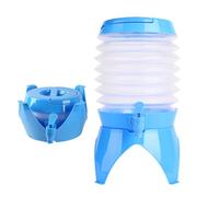 Portable Water Dispenser With Tap - 5.5L Foldable Beverage Container, Juice Soda Drink Storage Bottle, Lightweight Camping Party Server Jug | Travel Outdoor Picnic Hydration Serving Tool