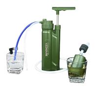 Portable Water Filter, Survival Pump Water Purification, with RO Membrane (0.0001 Micron)-Removing 99.999% of The Tested microorganisms-for Hiking, Camping, Emergency, and Outdoor Activities.