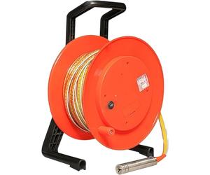 Portable Water Level Meter, Deep Well Indicator for Borehole Depth Measurement, Steel Tape Ruler, Measures Depth from 10m to 300m