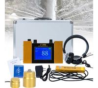 Portable Water Pipe Leak Detector, Professional Heavy Duty Pipe Leak Detection Tool with Earphone and Probe Plug for Indoor and Outdoor,F999L