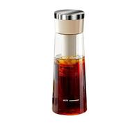 Portable Water Pot - Iced Tea Maker | Glass Carafe, Portable Water Pot Tea Infuser Pitcher, Reusable Portable Jug For Home, Cafe Setup, Travel Picnic, Outdoor Patio, Beverage Use