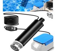 Portable Water Pump Sump Pump Compatible with Makita 18 V Battery, Idle Speed of the Motor 4500 rpm Flow 30 l/min, Lift 15 ft 120 W Powered Water Pump for Garden, Camping, Kiddie Pool