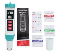 Portable Water Quality Tester Highly Sensitive Probe 5-in-1 PH EC TDS Salinity Temperature Meter Aquarium Pools Lab Farming