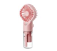 Portable Water Spray Fan Handheld Misting Fan USB Rechargeable Pocket With Water Spray For Home Travel Camping Quiet Cooling For Home Bedroom