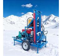 Portable Water Well Drilling Rig - 100m/120m Depth Hydraulic Mini Shallow Wells Borehole Machine for Home Water Supply, Irrigation & Homesteading on Farms & Remote Properties