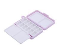Portable Watercolor Paint Box and 12 Compartments Mixing Tray