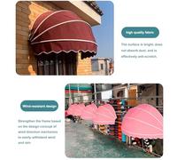 Portable Waterproof Canopy Umbrella 130cm - Outdoor Sunshade for Patios, Balconies & Doors - Easy Setup Rain Shelter for Garden, Beach & Camping Use