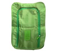 Portable Waterproof Foldable Shoe Bag for Travel Practical Polyester Fabric Storage Pouches with Meshes Pocket Multifunctional Shoe Organiser