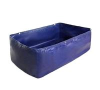 Portable Waterproof Folding Fish PondCanvas Culture Pool with Drain ValveSize 2x1x1.2m for Outdoor Gardening tic Plants and Fish Sto