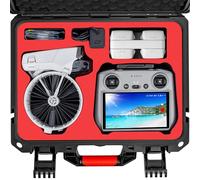 STARTRC PHOTO Portable Waterproof Hard Case for DJI Flip Fly More Combo, Offers Space for 7 Batteries, RC2/RC-N3 Remote Control, Charging Station, 65W Charger, FLip Drone and Other Accessories