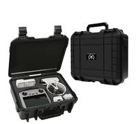 Portable Waterproof Hard Case for DJI Flip Fly More Combo, Travel Carrying Case Bag with Shoulder Strap, Fits 7 Batteries, RC 2/RC-N3 Remote Control, Charging Hub, FLip Drone and Accessories (black)