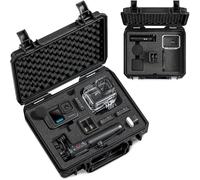 Portable Waterproof Hard Case for GoPro Hero 13 Creator Edition Camera Accessories, Compatible with GoPro Hero 12/11/10/9, Various Lens Mod, Dual/MAX Dual Battery Charger, Dive Housing, Volta Tripod