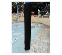 Portable Waterproof Pole Padding Wrap for Playground/Basement Fits 2"-8" Round Metal/Wood/Cement Posts Black Diameter 229mm (9in) - Safety Cushioning for Kids