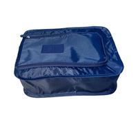 Portable Waterproof Shoe Carry Bag Breathable Meshes Foldable Designs with Multiple Pockets for Toiletries Clothing Multipurpose Travel Shoe Organiser Polyester Carryall with Separate Compartments for