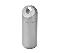 Portable Waterproofs Pills Box Outdoor Metal Alloy Small Bottles Pocket Pills Case for Travel & Daily Use Waterproofs Pills Box Outdoor Medication Storage Box for Outdoor