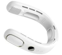 Portable Wearable Bladeless Neckband Fan Hanging Necks Fan Miniature Air Conditioning USB Rechargeable Cooling Device Semiconductor Cooling Neck