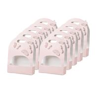 Portable Wedding Favour Boxes Pink Bouquet Bags Box with Handle 3D Butterfly Rectangle Floral Wrap Packing Basket