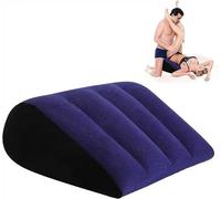Portable Wedge Pillow Inflatable Cushion - Erotic Sex Position Pillow,Triangle Inflatable Ramp,Deeper Position Support Cushion for Couples,Body Positioners Wedge Pillow,Fast Inflating Deflation