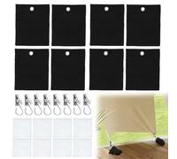 Portable Weight Bag for Outdoor Gazebo Curtains, Smavles 8Pcs set Weight Pockets Tent Weights Sandbags Weighted Stand Suitable for Fixing Outdoor Curtains, Tents, Tablecloths etc to Prevent Wind