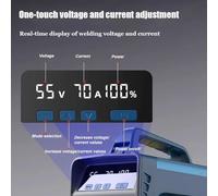 Portable Welder, LED Work Light USB Port 160A MMA ARC Welder, Hot Start IGBT Inverter Portable Stick Welder, Cordless Welding Machine Battery Powered Portable Welder